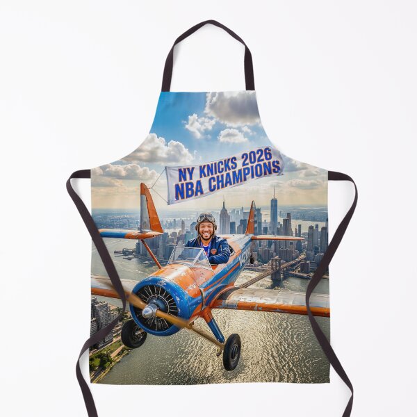 Artikelvorschau, Jalen Brunson Pilot Flying NY Knicks Championship Banner entworfen und verkauft von Home Decor Art.