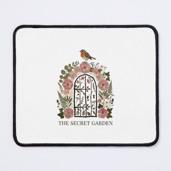 Item preview, Pressed Dried Flowers Gate The Secret Garden Robin Art designed and sold by Fenay Designs.