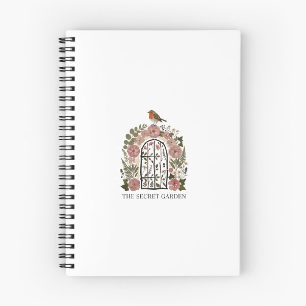 Item preview, Pressed Dried Flowers Gate The Secret Garden Robin Art designed and sold by Fenay Designs.