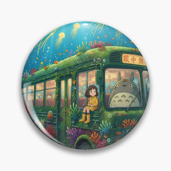 Item preview, Cute kawaii art girl [[totoros]] go -%[ghiblis]%- under ocean aways designed and sold by ITsyxuanart.