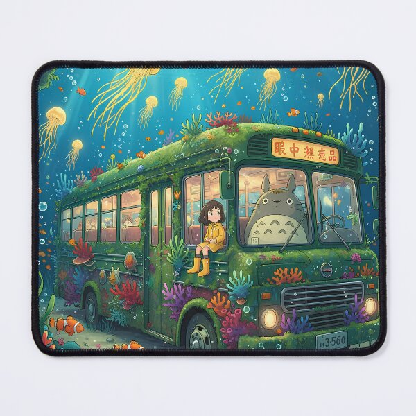 Item preview, Cute kawaii art girl [[totoros]] go -%[ghiblis]%- under ocean aways designed and sold by ITsyxuanart.
