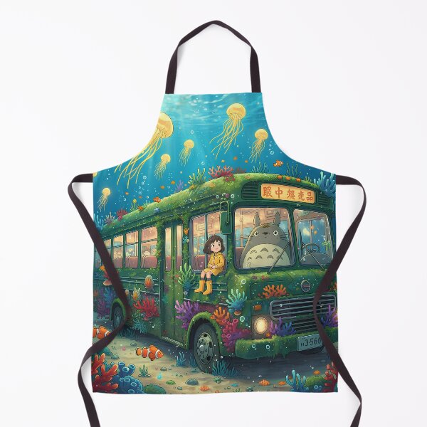 Item preview, Cute kawaii art girl [[totoros]] go -%[ghiblis]%- under ocean aways designed and sold by ITsyxuanart.