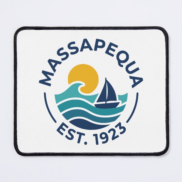 Item preview, Massapequa New York Retro Coastal Sailboat designed and sold by Imaginationbeyond.