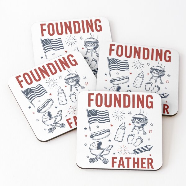 Item preview, An All American Baby Is On The Way Founding Father Pregnancy Announcement 4th of July Art designed and sold by VGAfanatic.