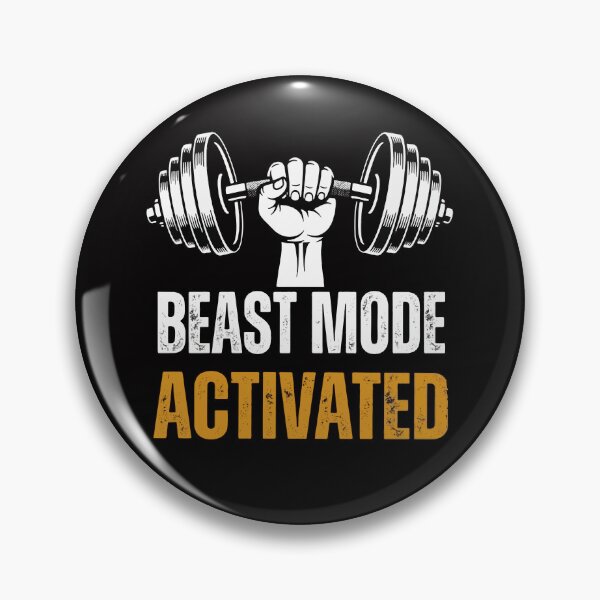 Item preview, Beast Mode Activated Gym Motivational Workout designed and sold by soondy.