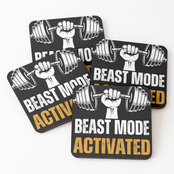 Item preview, Beast Mode Activated Gym Motivational Workout designed and sold by soondy.