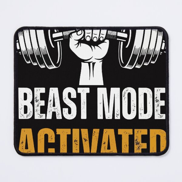 Item preview, Beast Mode Activated Gym Motivational Workout designed and sold by soondy.