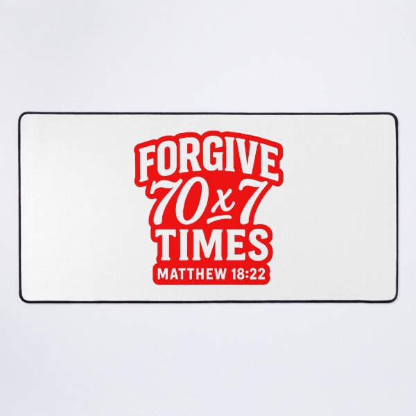 Item preview, Matthew 18:22 Forgive 70 x 7 Times designed and sold by plushism.