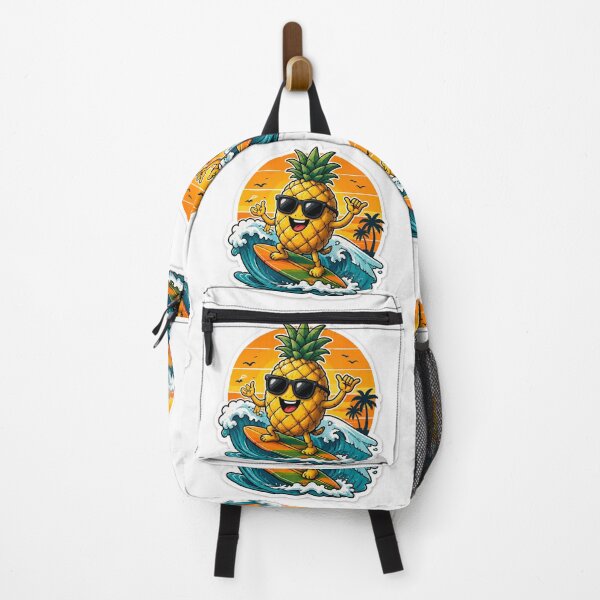 Item preview, Surfing Pineapple Sticker designed and sold by layalistoresa.