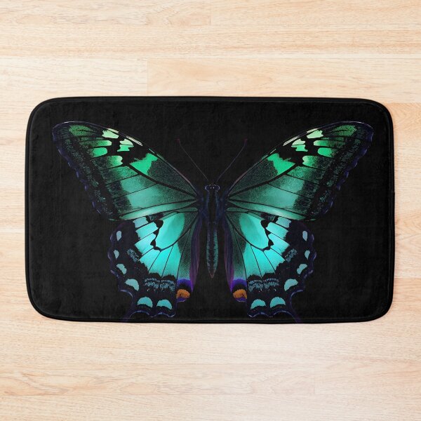 Item preview, Glowing Emerald Green Butterfly Graphic Art designed and sold by Luna-Flow.