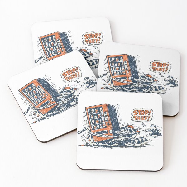 Item preview, Ambition exceeded skill-Vintage racoon vending machine designed and sold by Dreamy fantasy design.