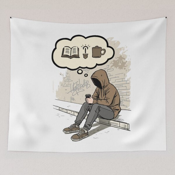 Item preview, Mindful Coffee Break Urban Graphic designed and sold by aminomen.