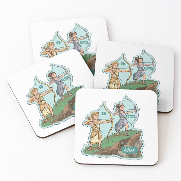 Item preview, Apollo and Artemis Greek Mythology: I Don't Miss designed and sold by KasiKreations.