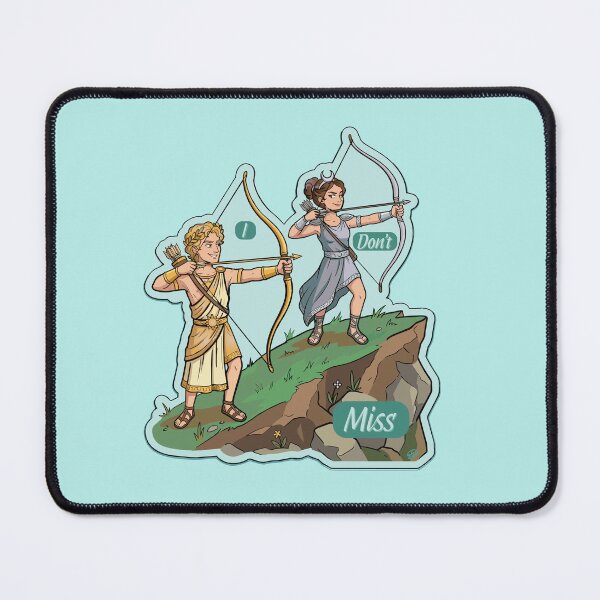 Item preview, Apollo and Artemis Greek Mythology: I Don't Miss designed and sold by KasiKreations.