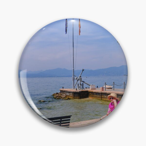 Item preview, Lakeside Promenade Bench at Bardolino on Lake Garda designed and sold by Violaman.