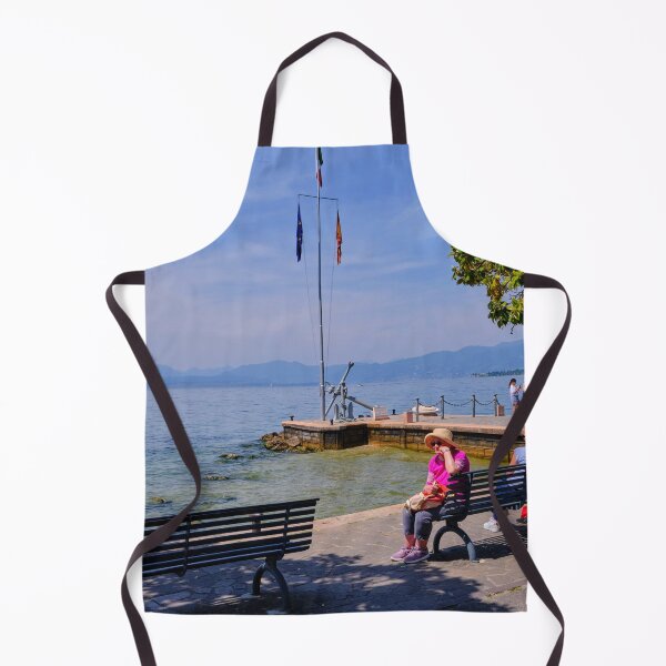 Item preview, Lakeside Promenade Bench at Bardolino on Lake Garda designed and sold by Violaman.