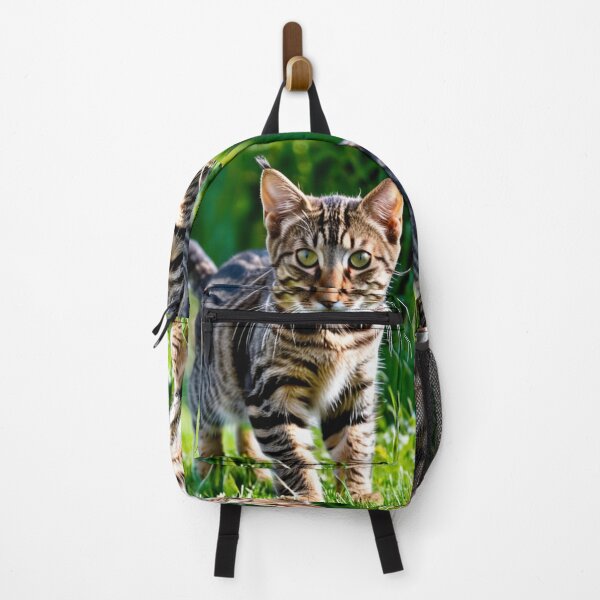 Item preview, Animals - Tabby Cat with a Piercing Gaze, Natural Portrait designed and sold by DoodyPets.
