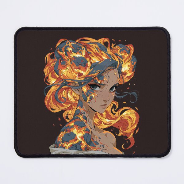 Item preview, Molten Maiden of Fire Art designed and sold by MythicMood.