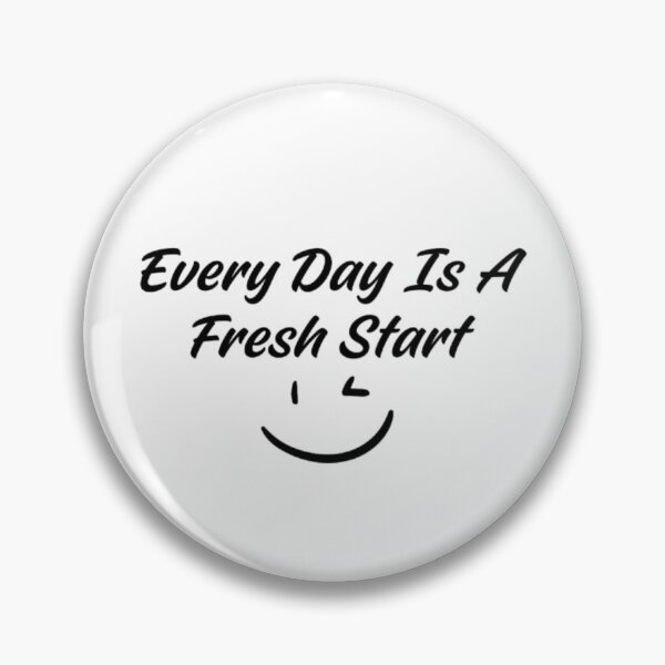 Item preview, Every Day Is A Fresh Start | Motivational Quote designed and sold by shreeedesigns.