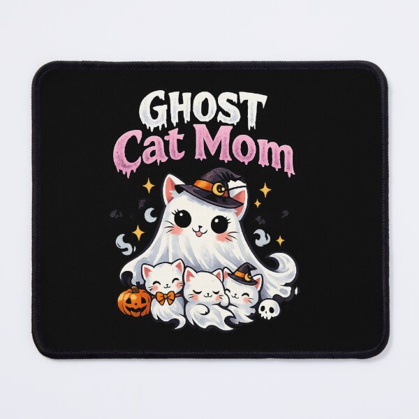 Item preview, Ghost Cat Mom Halloween designed and sold by Fine Art California.