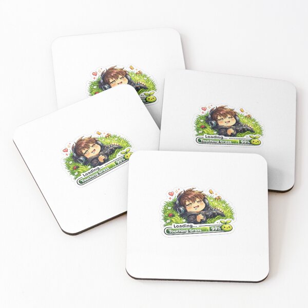 Item preview, Loading Touching Grass 99% Sticker designed and sold by Sandyp1984.