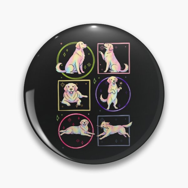 Item preview, Retro Pastel Rainbow Golden Retriever Graphic Tee – Cute Aesthetic Dog Art designed and sold by NinaCreator.