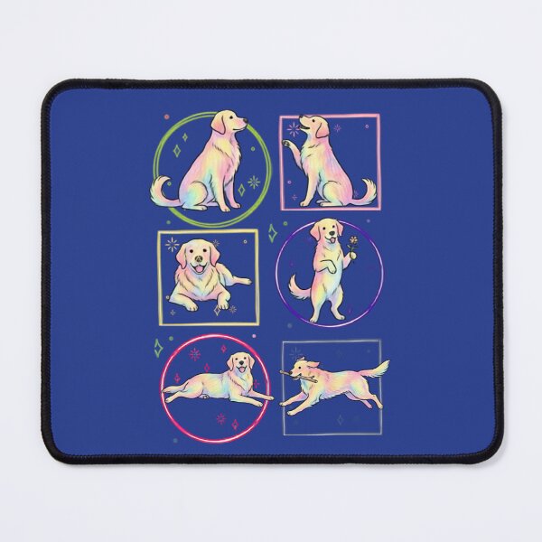 Item preview, Retro Pastel Rainbow Golden Retriever Graphic Tee – Cute Aesthetic Dog Art designed and sold by NinaCreator.