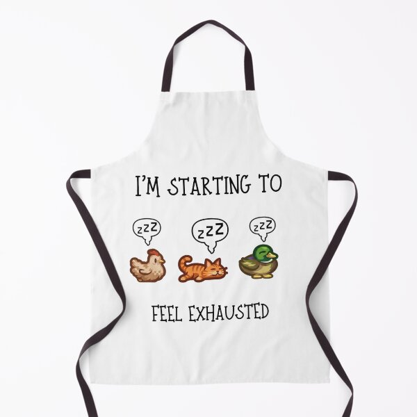 Item preview, I'm Starting To Feel Exhausted - Stardew Valley Inspired designed and sold by Cozy Moss Studio.