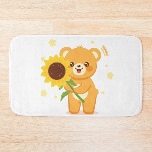 Item preview, Sunflower Bear Kawaii Sticker designed and sold by Stylestickers55.