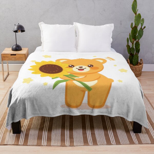 Item preview, Sunflower Bear Kawaii Sticker designed and sold by Stylestickers55.