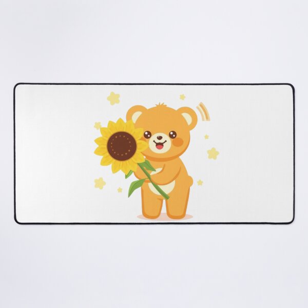 Item preview, Sunflower Bear Kawaii Sticker designed and sold by Stylestickers55.