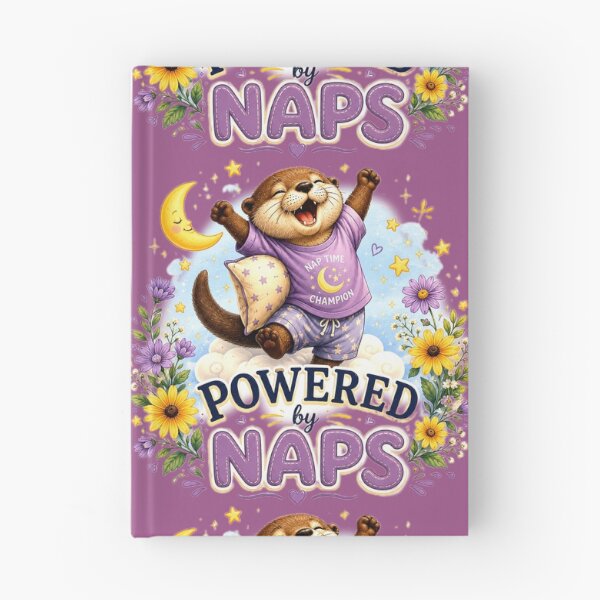 Item preview, Powered by Naps – Cute Otter Sleepy Energy Illustration designed and sold by Naturalite19.
