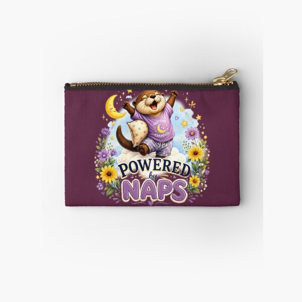 Item preview, Powered by Naps – Cute Otter Sleepy Energy Illustration designed and sold by Naturalite19.