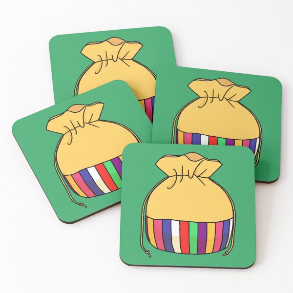 Item preview, Korean Traditional Lucky Bag Bokjumoni Illustration designed and sold by ubborn.