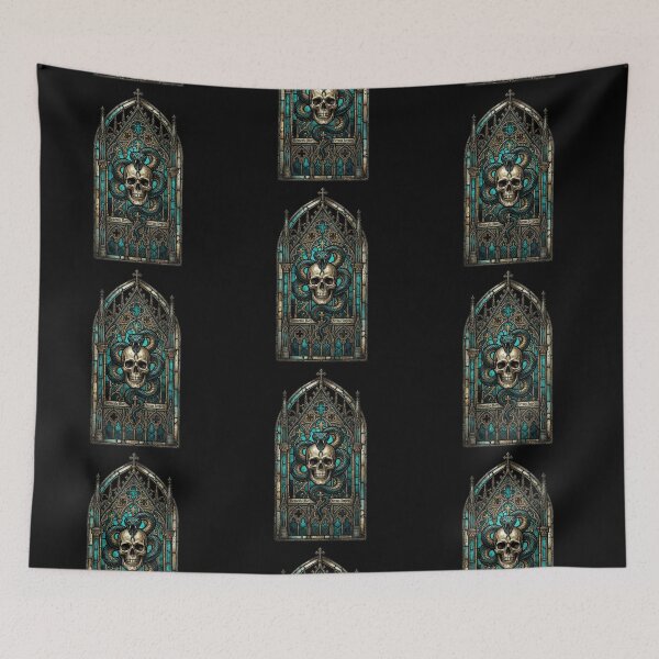 Item preview, Memento Mori Gothic Cathedral Window designed and sold by David Mateo ArtWorks.