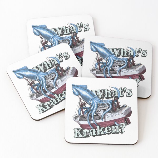 Item preview, What's Kraken? Blue Colossal Squid Design  designed and sold by Kelsey Worth.