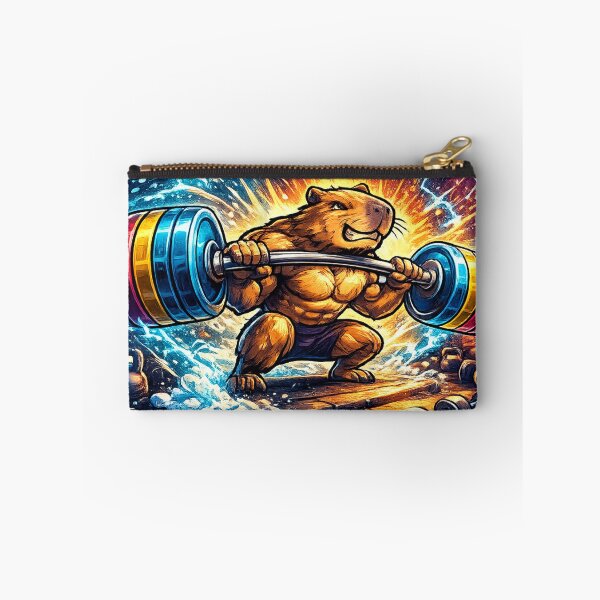 Item preview, Gym Capybara Strong Chill Workout Vibes designed and sold by NovaMoodCo.