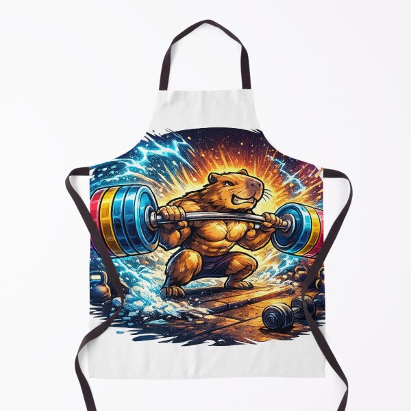 Item preview, Gym Capybara Strong Chill Workout Vibes designed and sold by NovaMoodCo.