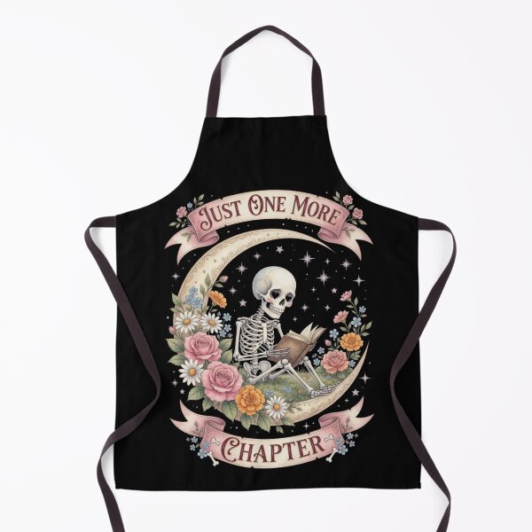 Item preview, Just One More Chapter Skeleton Read Book Floral Book Lover designed and sold by CF_VintageDesign.