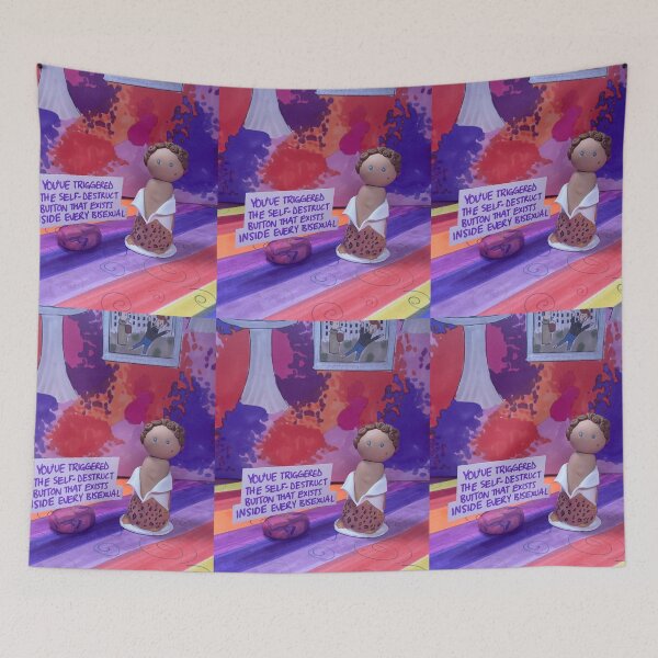 Item preview, Bisexual Self-Destruct designed and sold by GilbenPeebles.