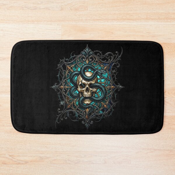 Item preview, Gothic Star Emblem with Skull and Serpent designed and sold by David Mateo ArtWorks.