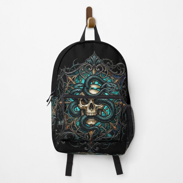 Item preview, Gothic Star Emblem with Skull and Serpent designed and sold by David Mateo ArtWorks.