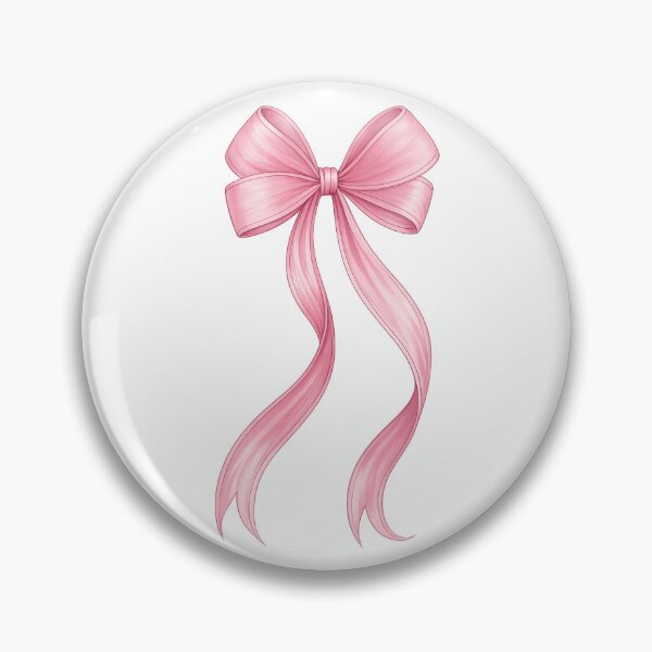 Item preview, Elegant Pink Ribbon Bow designed and sold by myJPEG.