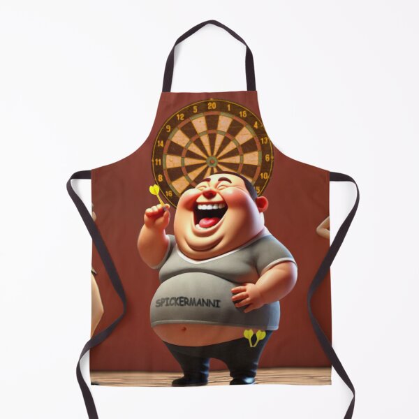 Item preview, Spickermanni on stage with the cheerleaders - Darts Championship designed and sold by Segasprojects.