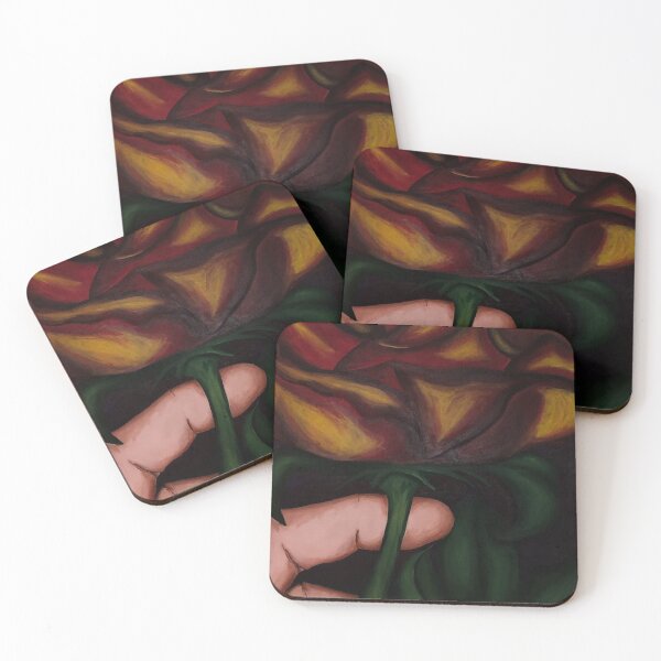 Item preview, Rose Acrylic painting, Human made art designed and sold by GiSilver.