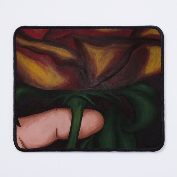 Item preview, Rose Acrylic painting, Human made art designed and sold by GiSilver.