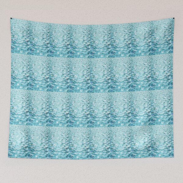 Item preview, Iridescent Aqua Glass Cells Abstract 3D Texture designed and sold by TatyanaArt.