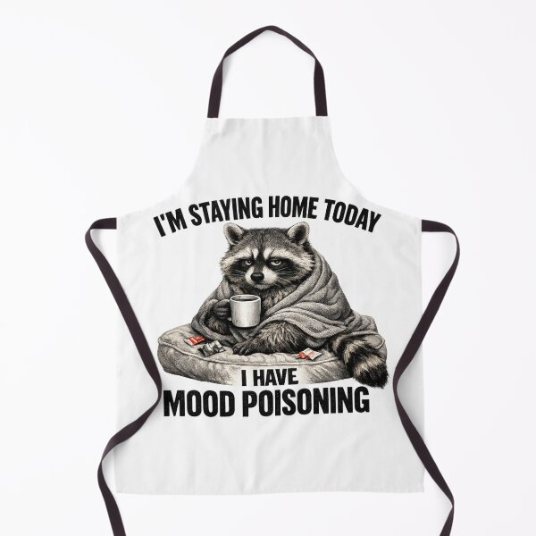 Item preview, Mood Poisoning Raccoon Funny Introvert Design designed and sold by HippyRikky.