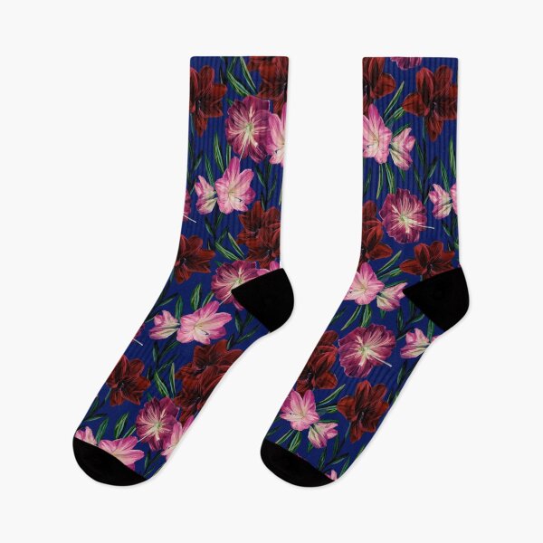 Item preview, Garden Flowers Blue  designed and sold by elenabdesigns.