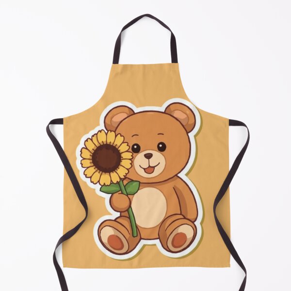 Item preview, Sunflower Bear Kawaii Sticker designed and sold by Stylestickers55.
